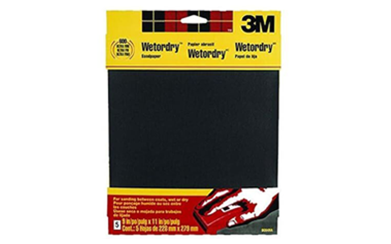 3M Wetordry Sandpaper, 9-Inch by 11-Inch, Extra Fine 320 Grit